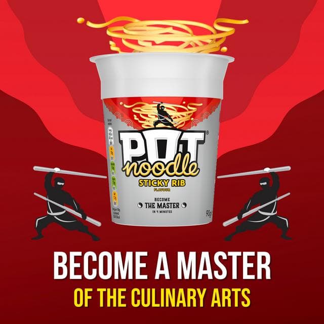 Pot Noodle Sticky Rib 90g - gallery image 2