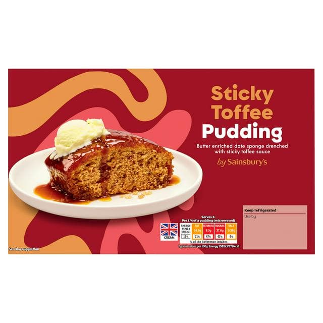 Sainsbury's Sticky Toffee Pudding 400g - gallery image 1