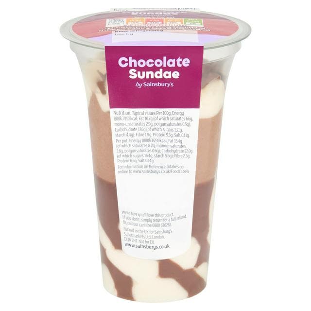 Sainsbury's Triple Chocolate Sundae 125 - gallery image 1