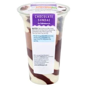 Sainsbury's Triple Chocolate Sundae 125