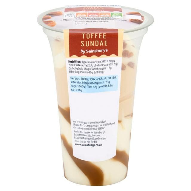 Sainsbury's Toffee Sundae 125g - gallery image 1