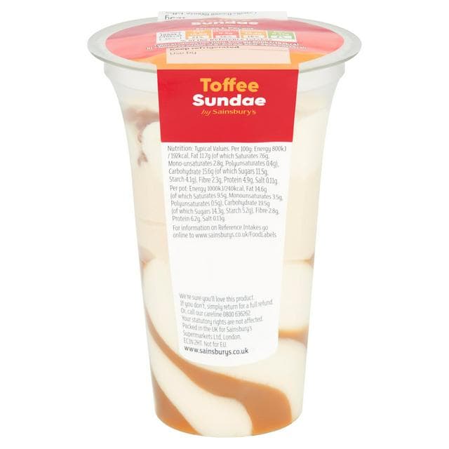 Sainsbury's Toffee Sundae 125g - gallery image 1