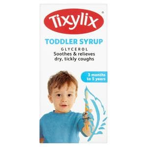Tixylix Glycerol Toddler Syrup 3 Months to 5 Years 100ml