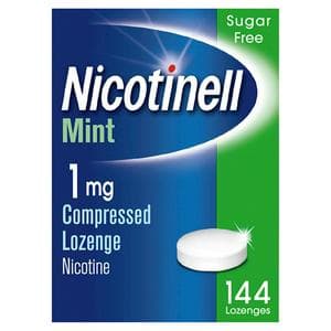 Nicotinell Mint Nicotine Lozenge Stop Smoking Aid Pieces 1mg x144