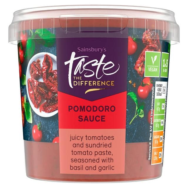 Sainsbury's Pomodoro Sauce, Taste the Difference 350g (Serves 2) - gallery image 1