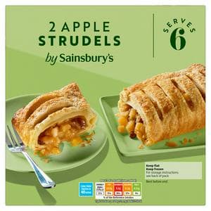 Sainsbury's 2 x Apple Strudels 600g
