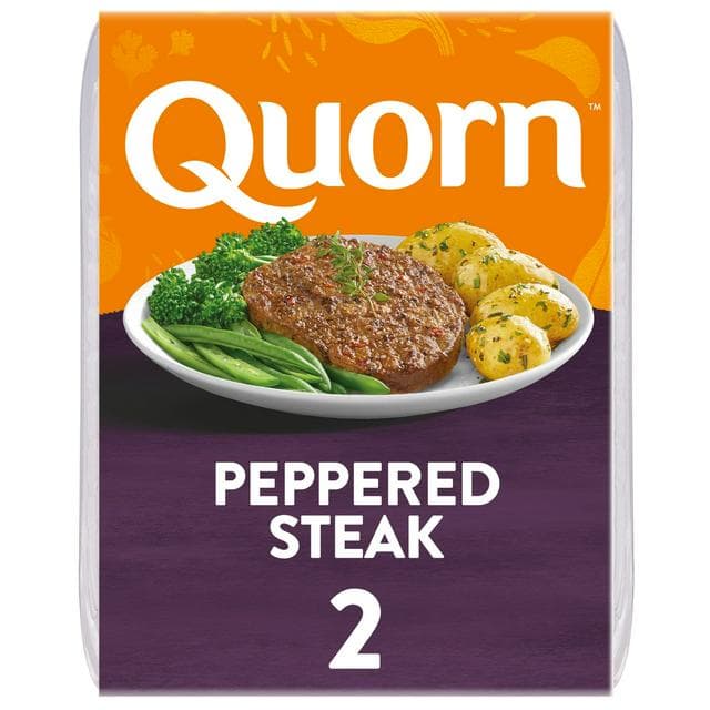 Quorn Vegetarian Peppered Steaks 196g - gallery image 1