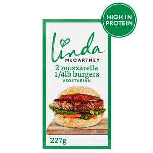 Linda McCartney Mozzarella Burger x2 227g