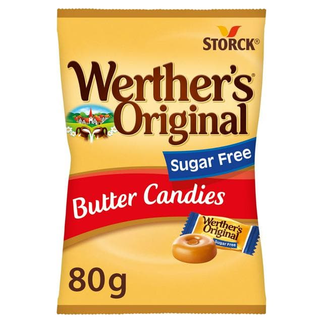Werther's Original Sugar Free Butter Candies 80g - gallery image 1