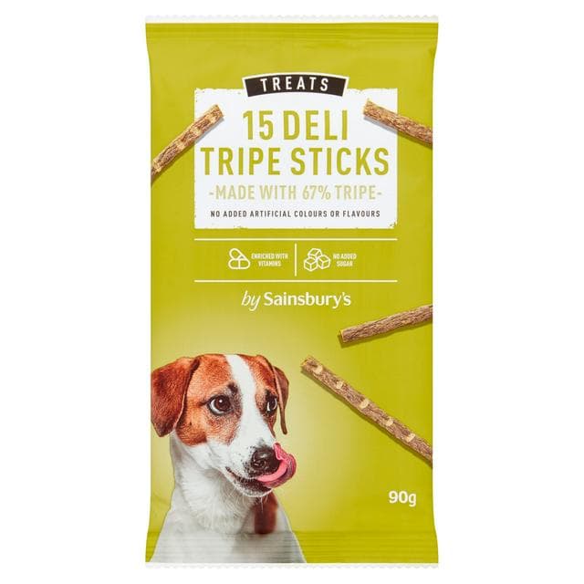 Sainsbury's Dog Treats, Deli Tripe Sticks x15 - gallery image 1