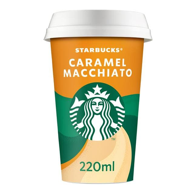 Starbucks Caramel Macchiato Flavoured Milk Iced Coffee 220ml - gallery image 1
