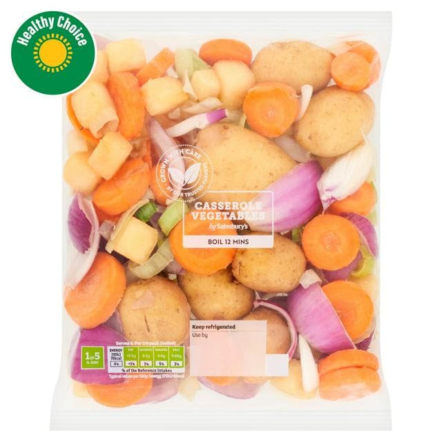 Sainsbury's Casserole Vegetables 700g - gallery image 1