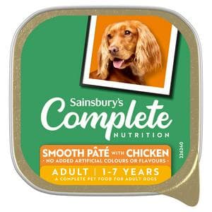 Sainsbury's Farmhouse Kitchen Adult Dog Food Smooth Pate With Chicken 300g