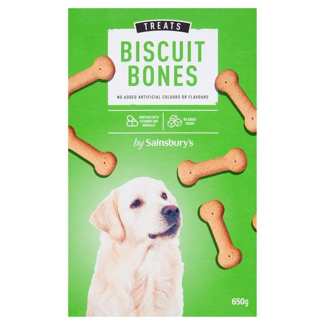 Sainsbury's Dog Biscuit Bone Selection 650g - gallery image 1