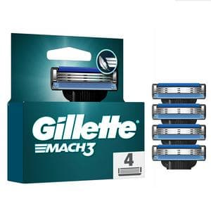 Gillette Mach 3 Razor Blades x4