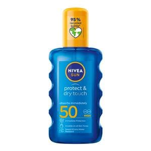 Nivea Sun 200ml SPF 50+ Protect & Dry Touch Invisible Spray