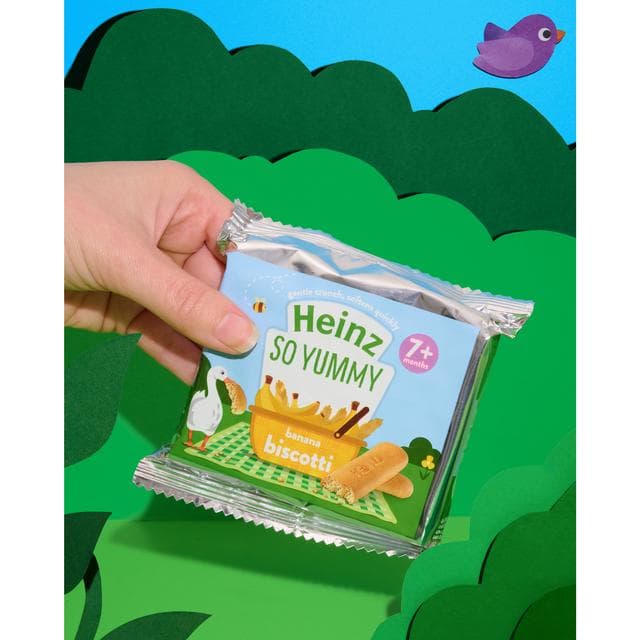 Heinz Banana Biscotti Baby Food Snacks 7+ Months 60g - gallery image 3
