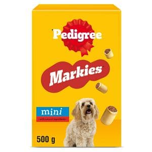 Pedigree Markies Mini Adult Dog Treats Marrowbone Biscuits 500g