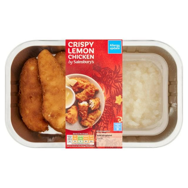 Sainsbury's Chinese Crispy Lemon Chicken Ready Meal Main For 2 350g - gallery image 1