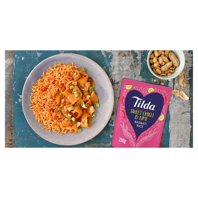 Tilda Microwave Rice Sweet Chilli Lime Basmati 250g - gallery image 4