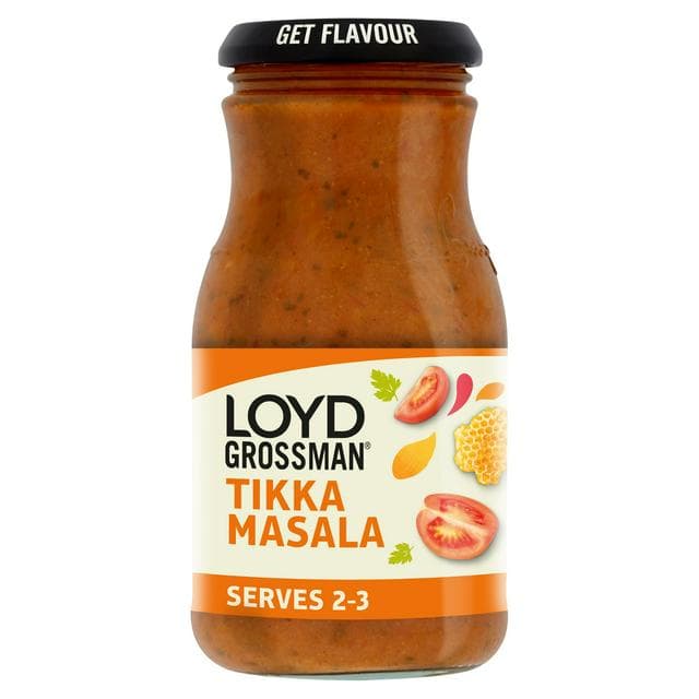 Loyd Grossman Tikka Masala Curry Cooking Sauce 350g - gallery image 1