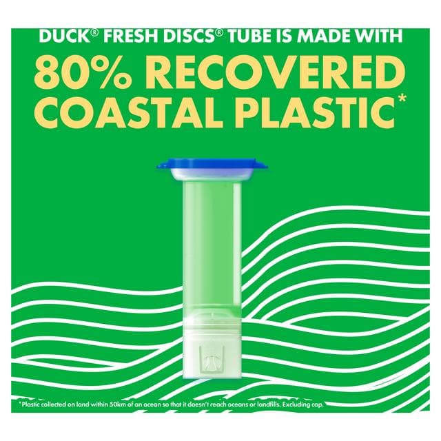 Duck Toilet Cleaner Fresh Discs Lime Duo Refills x2 36ml - gallery image 6