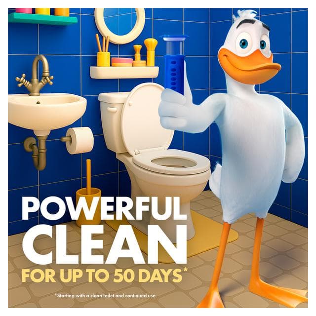 Duck Toilet Cleaner Fresh Discs Marine Duo Refills x2 36ml - gallery image 5