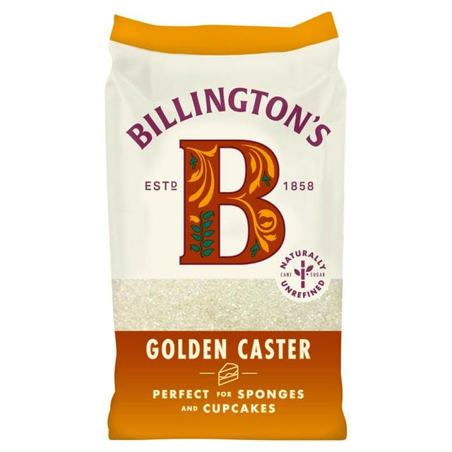 Billington's Natural Golden Caster, Unrefined Cane Sugar 1kg - gallery image 1