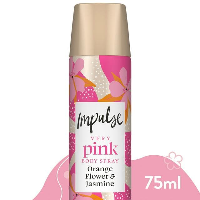 Impulse Body Spray Deodorant, Very Pink 75ml - gallery image 1