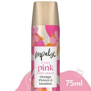 Impulse Body Spray Deodorant, Very Pink 75ml