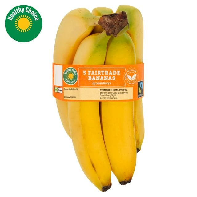 Sainsbury's Fairtrade Bananas x5 - gallery image 1