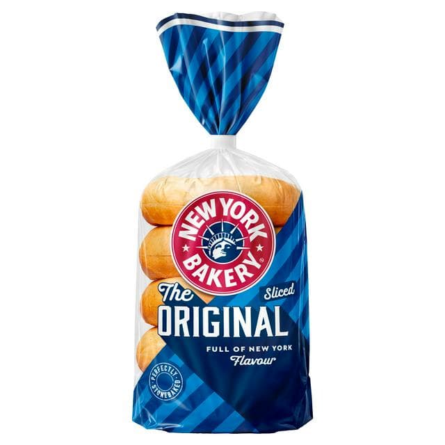 New York Bakery Co. Bagels, Plain x5 - gallery image 1