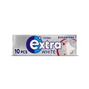 Extra White Chewing Gum Sugar Free 10 Pieces 14g