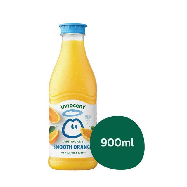 Innocent Pure Orange Juice Smooth 900ml - gallery image 1