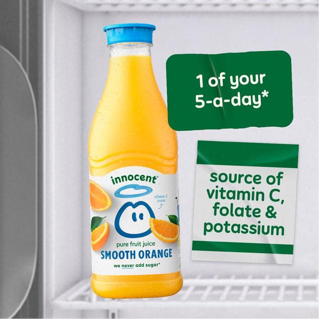 Innocent Pure Orange Juice Smooth 900ml - gallery image 2