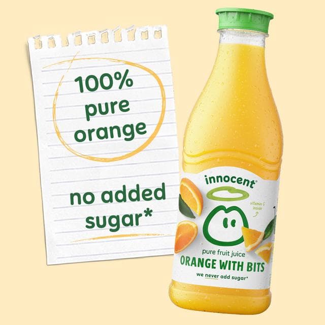 innocent Pure Orange Juice with Bits 900ml - gallery image 3