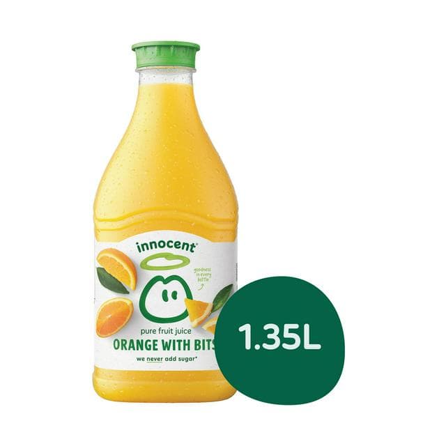 Innocent Pure Orange Juice with Bits 1.35L - gallery image 1