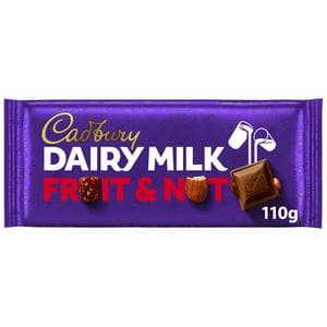 Cadbury Dairy Milk Fruit & Nut Chocolate 110g