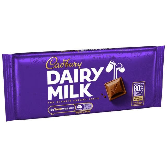 Cadbury Dairy Milk 110g Classic Chocolate Bar - gallery image 3
