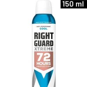 Right Guard Xtreme Women 72h Anti Perspirant Deodorant Cool 150ml