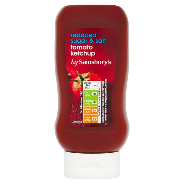 Sainsbury's Tomato Ketchup Sauce, Reduced Salt 445g - gallery image 1