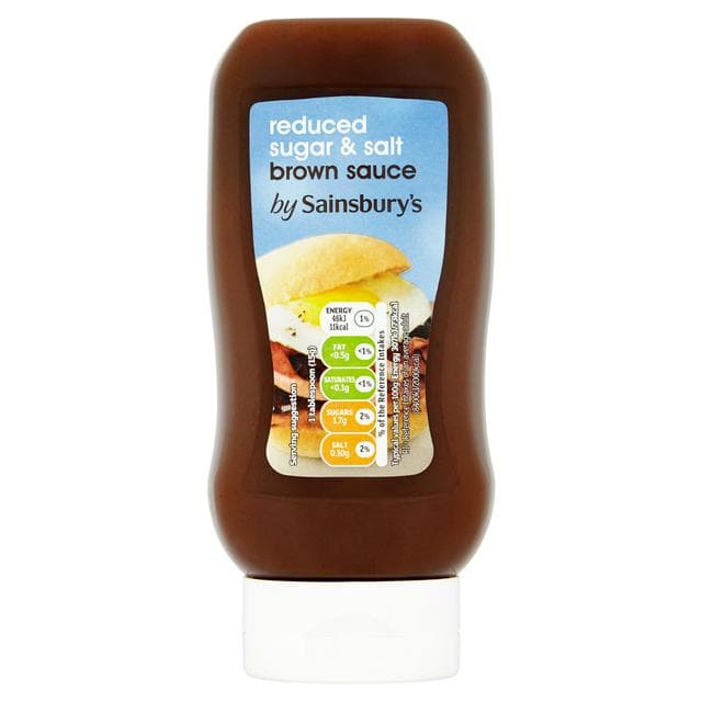 Sainsbury's Brown Sauce, Reduced Salt & Sugar 450g - gallery image 1