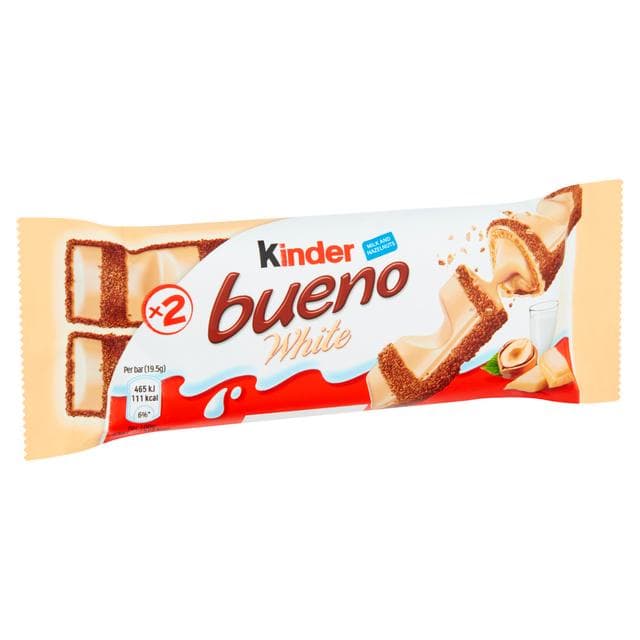 Kinder Bueno White Chocolate & Hazelnuts Bar 39g - gallery image 4