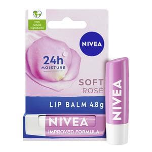 Nivea Soft Rose Lip Balm 4.8g
