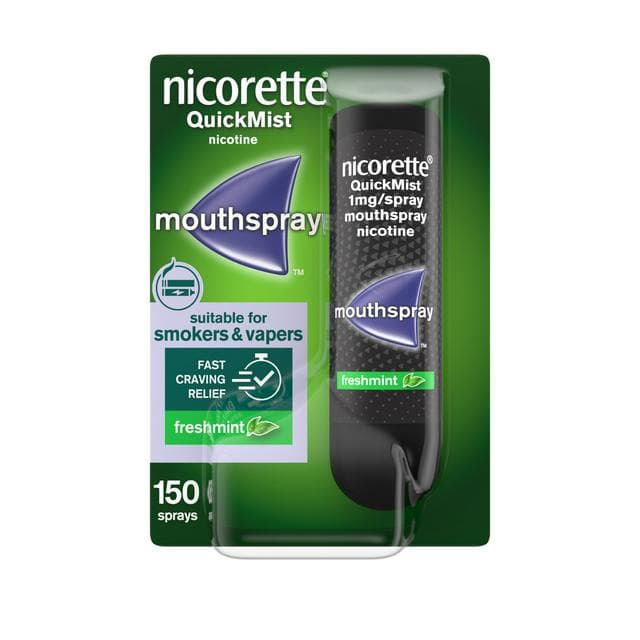 Nicorette Quickmist Mouthspray Freshmint 1 Unit Quit Vaping Aid - gallery image 1
