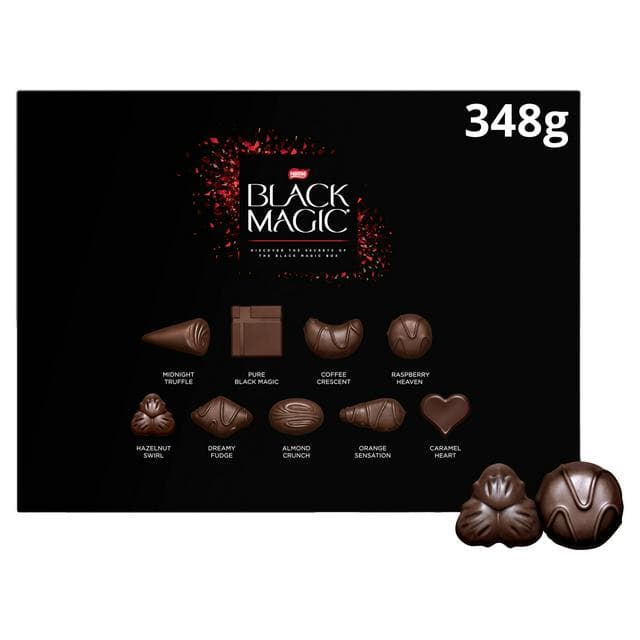 Black Magic 348g Dark Chocolate Box - gallery image 1