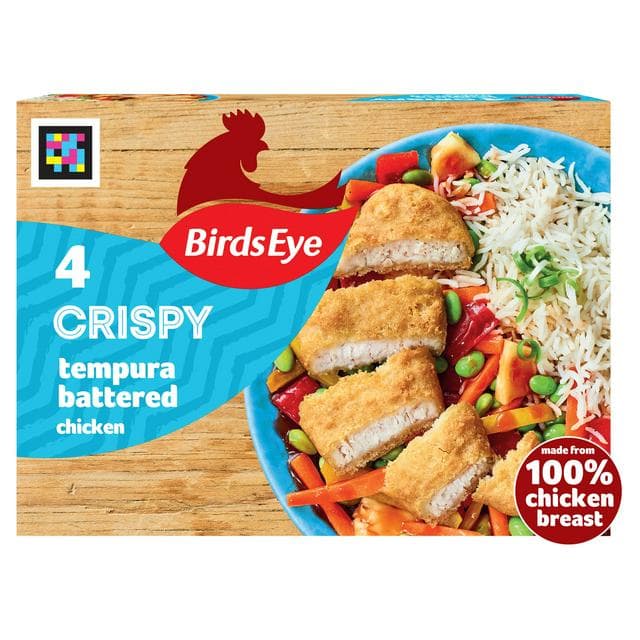 Birds Eye Crispy Chicken Grills in Tempura Batter x4 340g - gallery image 1