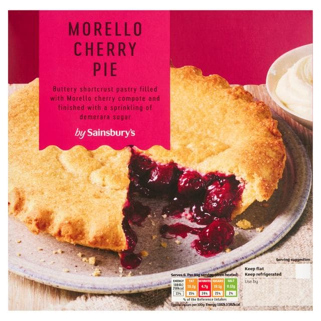 Sainsbury's Cherry Pie Dessert 550g - gallery image 1