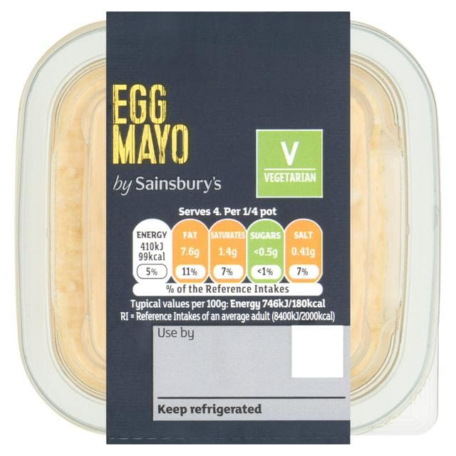 Sainsbury's Egg Mayo Deli Filler 220g - gallery image 1