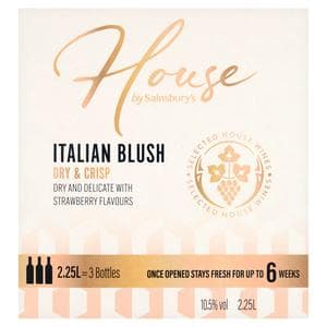 Sainsbury's House Italian Rosato Rose Boxed Wine 225cl